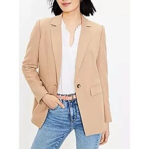 LOFT Tan Blazer Jacket